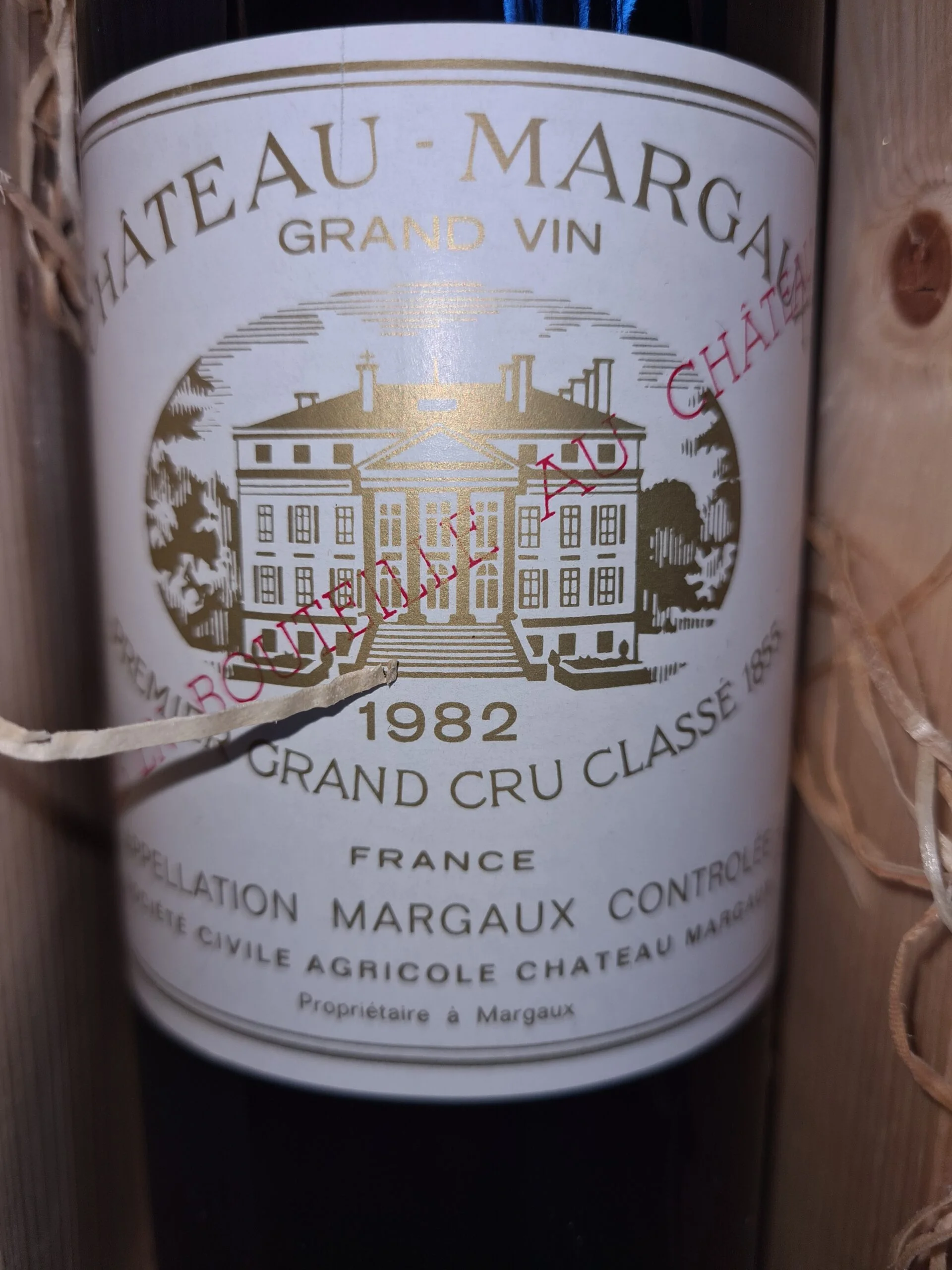 Chateau Margaux Premier Grand Cru Classe Margaux 1982 - Afbeelding 3