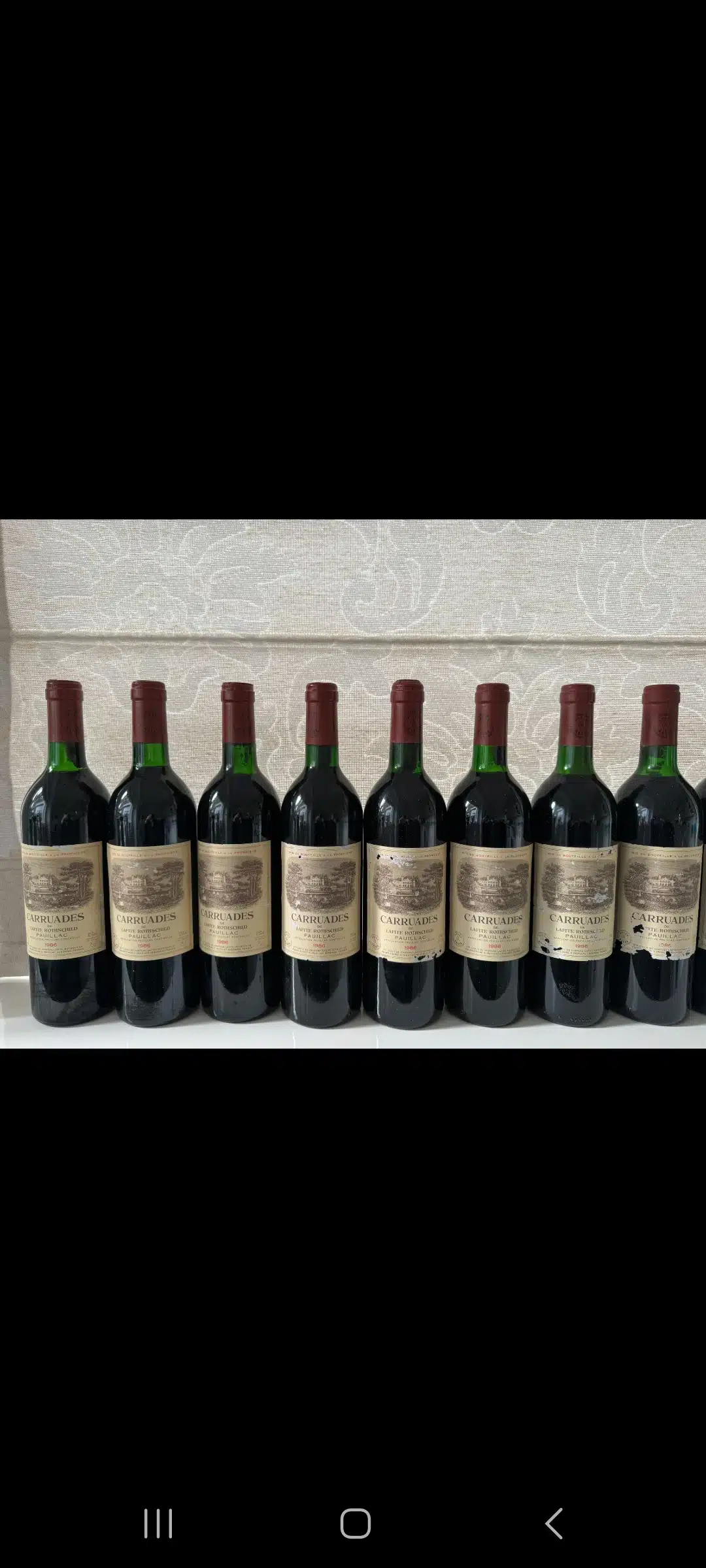 Carruades de Lafite, Château Lafite Rothschild 1986 OWC - Afbeelding 2